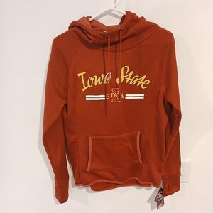 Colosseum Women's Yellow and Red Hoodie